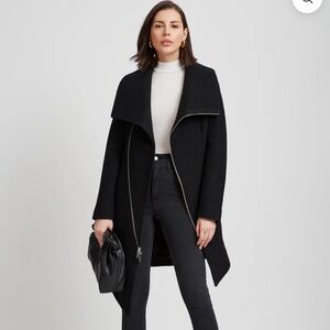 Elegant Black Trench Coat